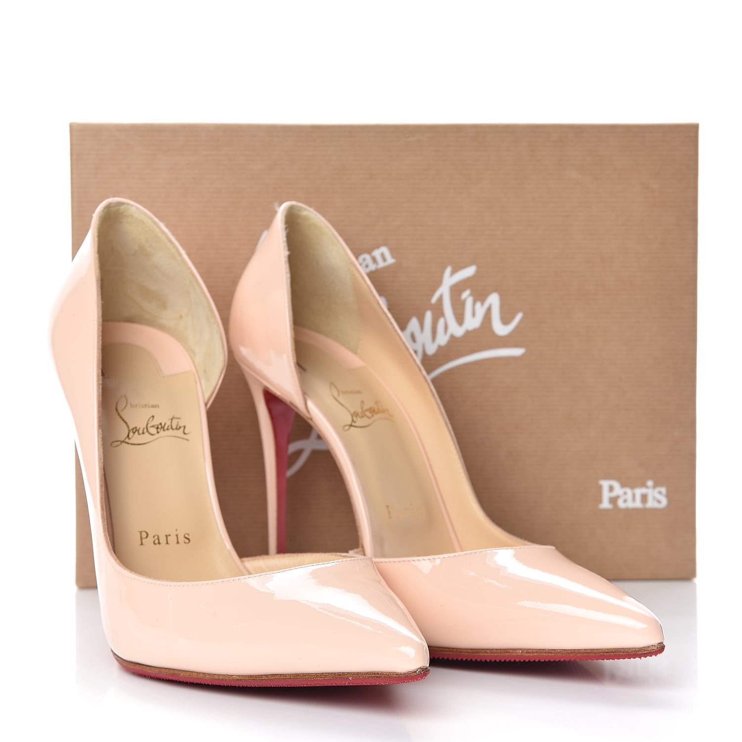 Christian Louboutin Patent Iriza 100 Pumps 40.5 Poudre 13 of 13