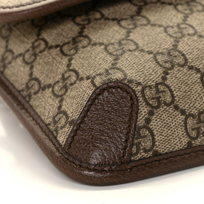 Gucci GG Supreme Monogram Neo Vintage Web Belt Bag Brown 8 of 9
