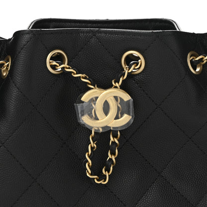 Chanel Caviar Quilted Mini Chanel 25 Handbag Black 8 of 11