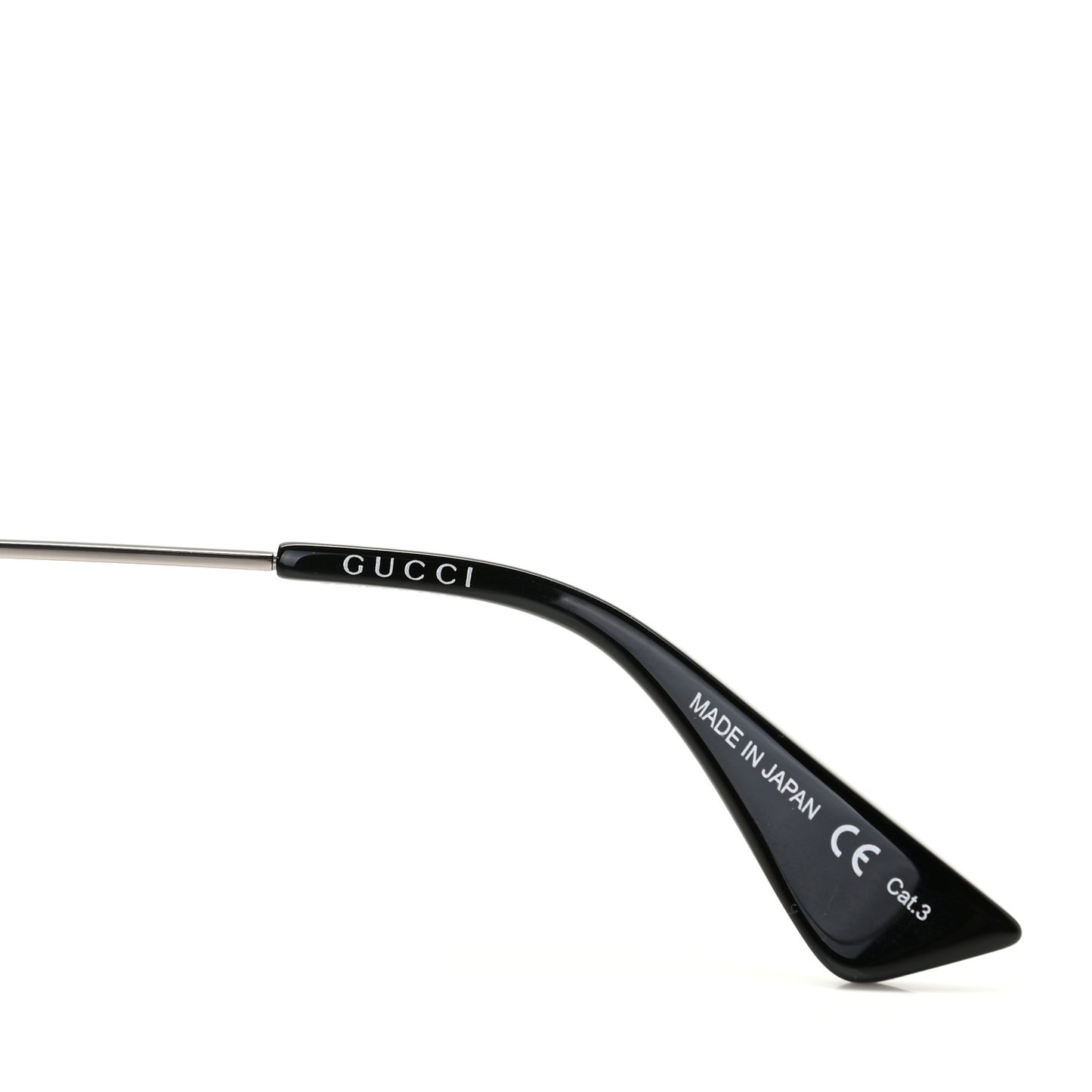 Metal Square Frame Sunglasses GG0228S Grey
