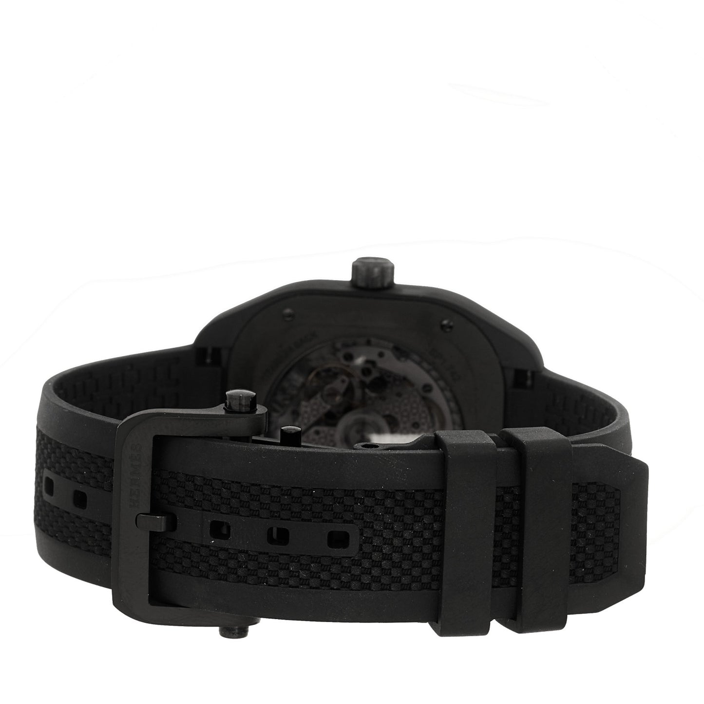 DLC Coated Titanium Rubber 39mm H08 Automatic Watch Noir