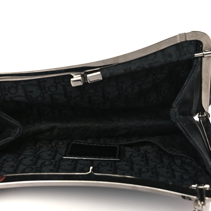 Christian Dior Satin Mini Saddle Black 5 of 10