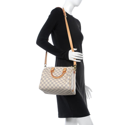 Louis Vuitton Damier Azur Speedy Bandouliere 25 2 of 9