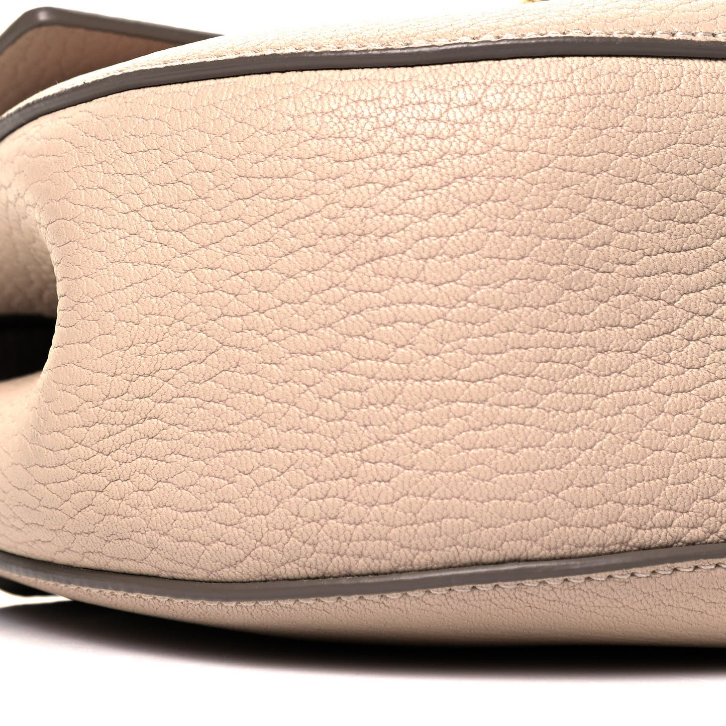 Grained Lambskin Drew Shoulder Bag Cement Pink