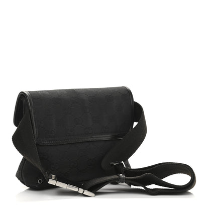 Gucci GG Monogram Web Flight Belt Bag Black 3 of 11