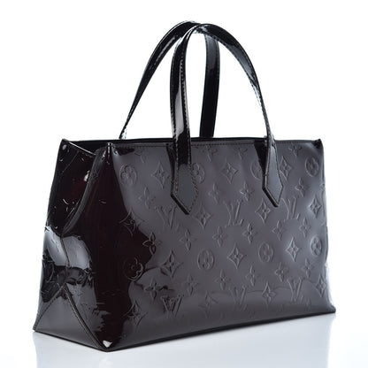 Louis Vuitton Vernis Wilshire PM Amarante 3 of 6