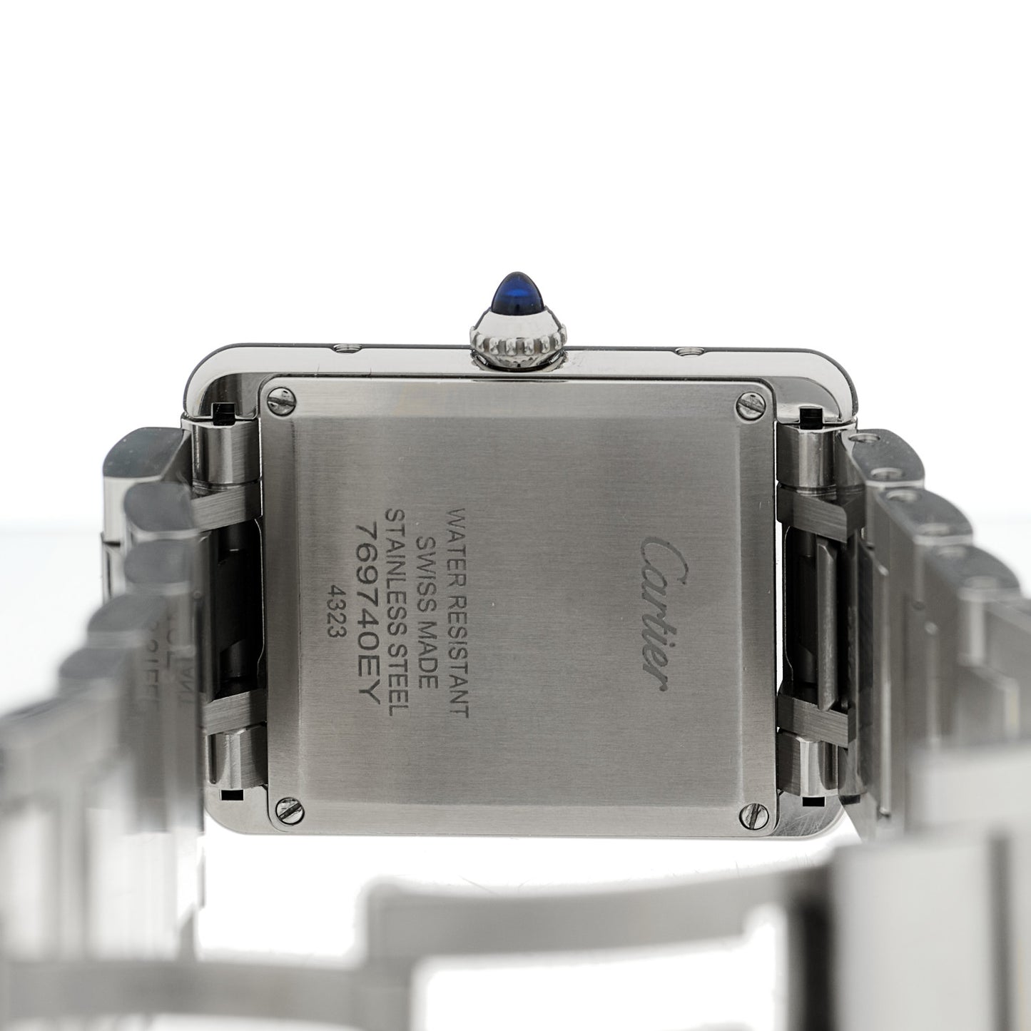 Stainless Steel 25mm Must de Cartier Tank Quartz Watch