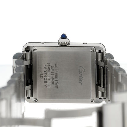 Cartier Stainless Steel 25mm Must de Cartier Tank Quartz Watch 4 of 5