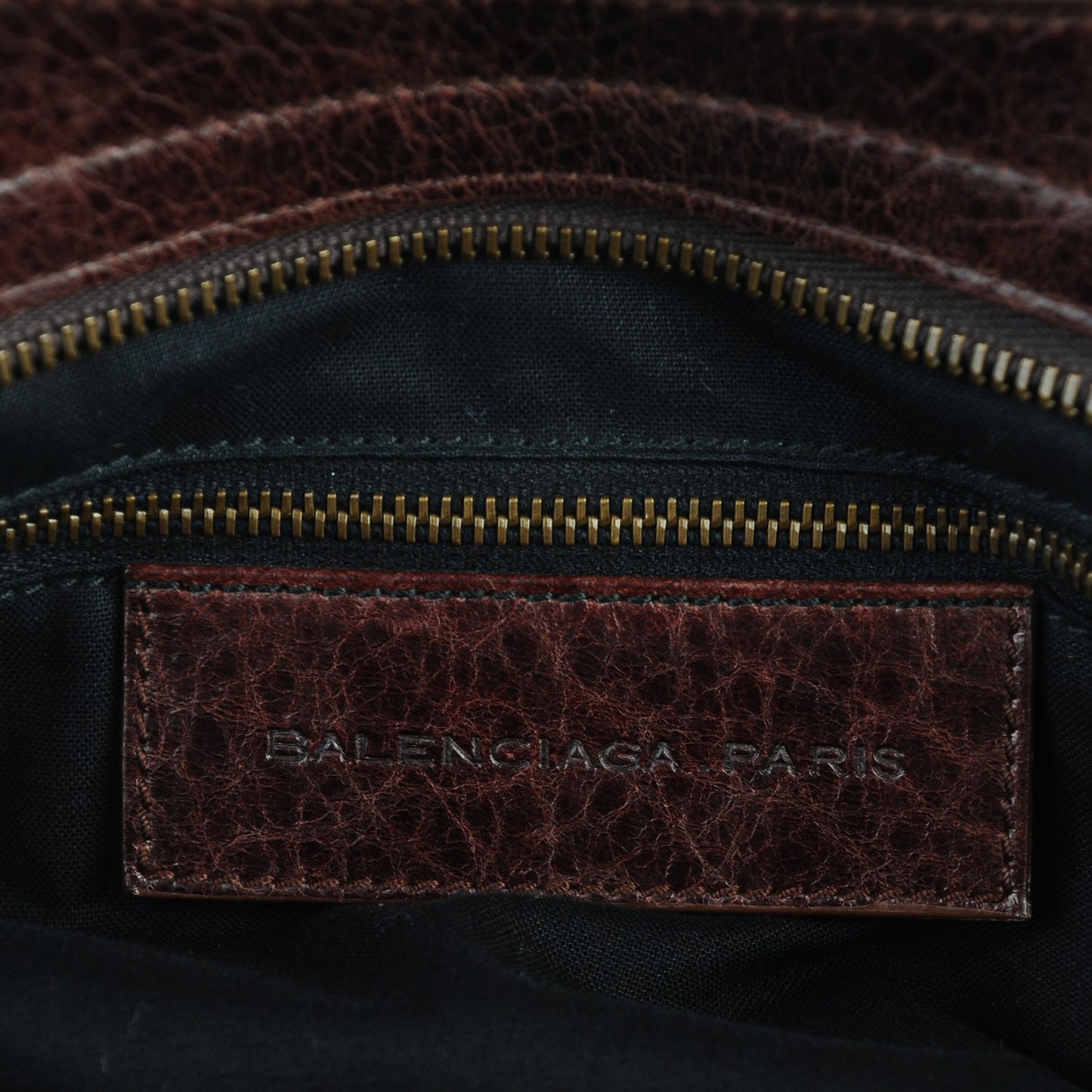 Chevre Classic Hardware Step Bag Mogano