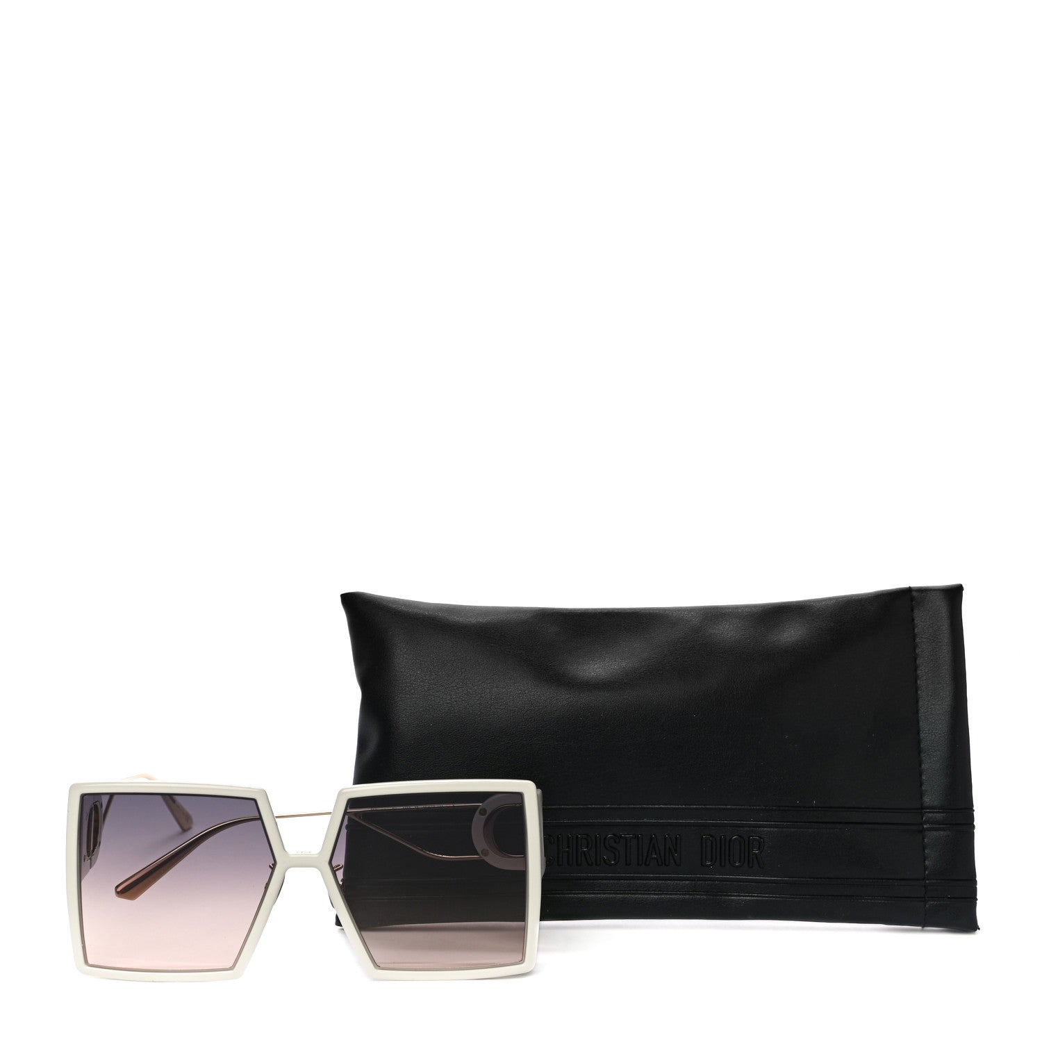 Christian Dior Square 30 Montaigne Sunglasses White 8 of 8