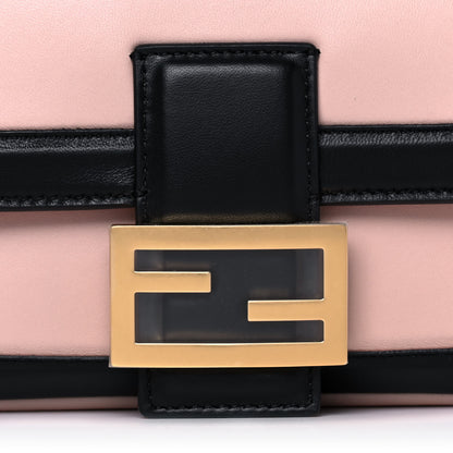 Fendi Nappa Apolo Bi-Color Chain Baguette Rosa Quarzo Black 8 of 13