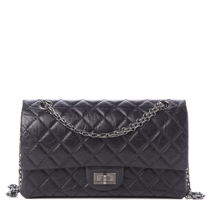 Chanel Aged Calfskin Quilted 2.55 Reissue 225 Flap Black 1 of 11