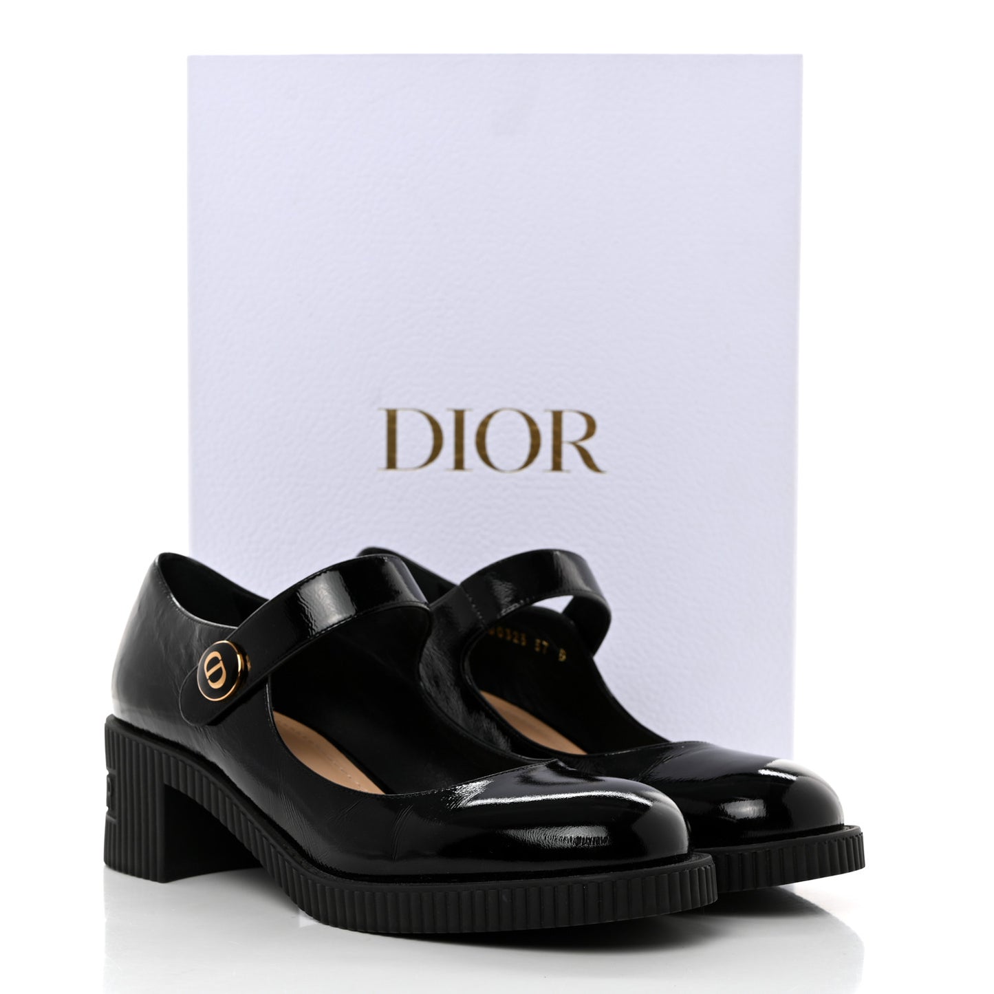 Crinkled Calfskin D-Doll 55mm Pumps 37 Black