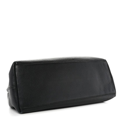 Gucci Pebbled Calfskin Medium Soho Chain Shoulder Bag Black 4 of 15