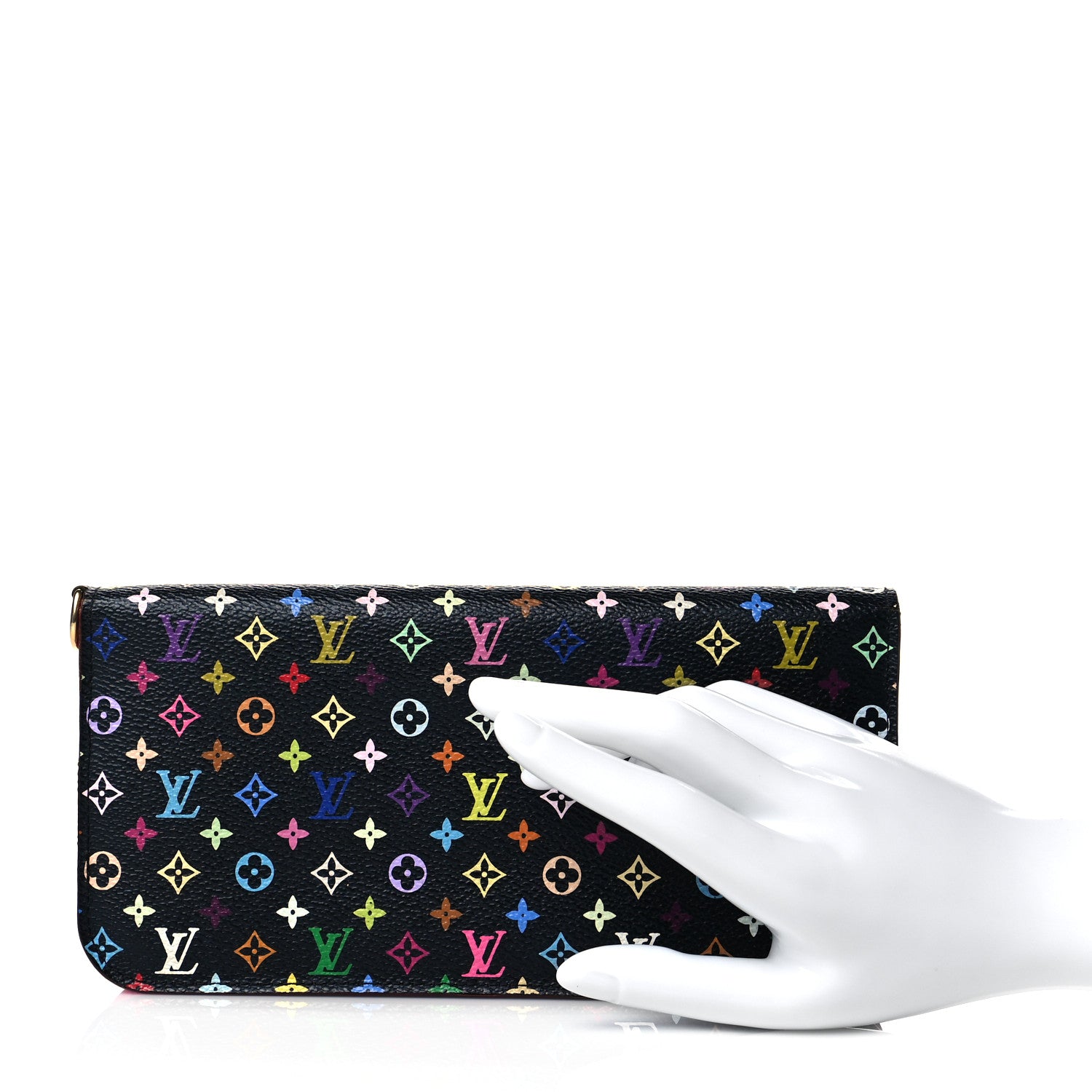 Louis Vuitton Monogram Multicolor Insolite Wallet Black Grenade 2 of 10