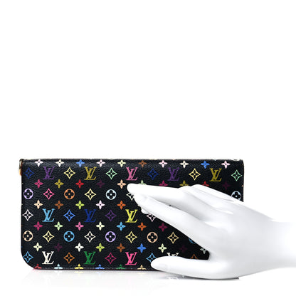 Louis Vuitton Monogram Multicolor Insolite Wallet Black Grenade 2 of 10