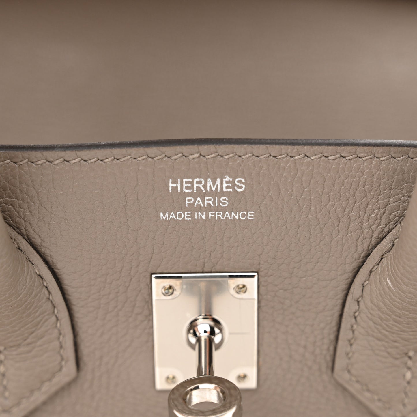 Taurillon Novillo Birkin 25 Gris Asphalte