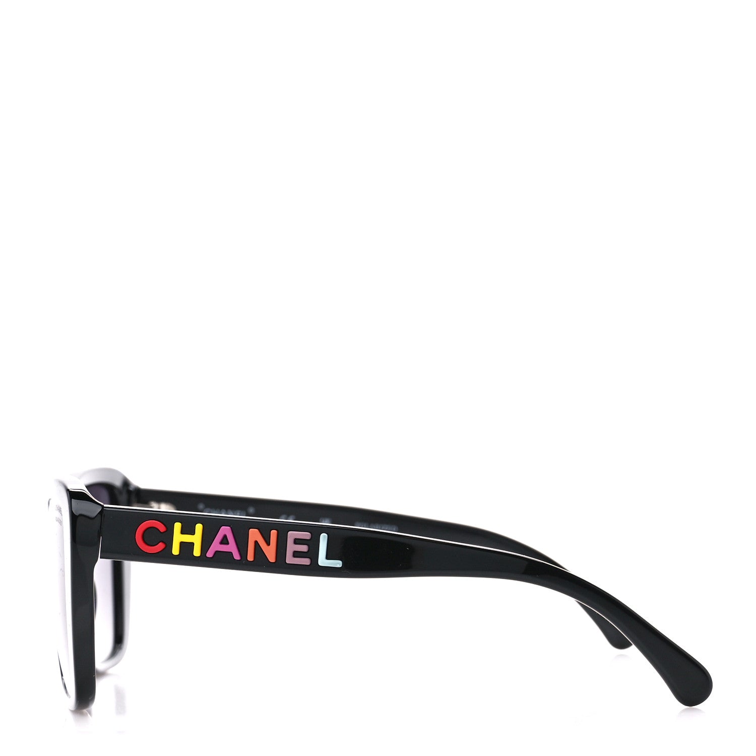 Chanel Acetate Polarized Butterfly Sunglasses 71548A Black 3 of 10