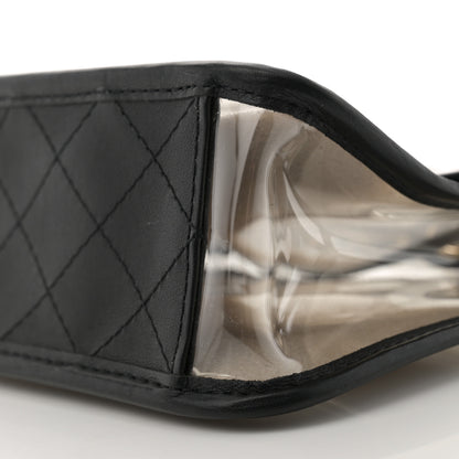 Chanel Lambskin PVC Medium Sand By The Sea Flap Black 10 of 12