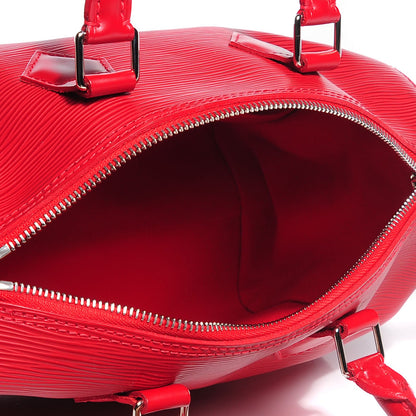 Louis Vuitton Epi Speedy 25 Rouge 4 of 6