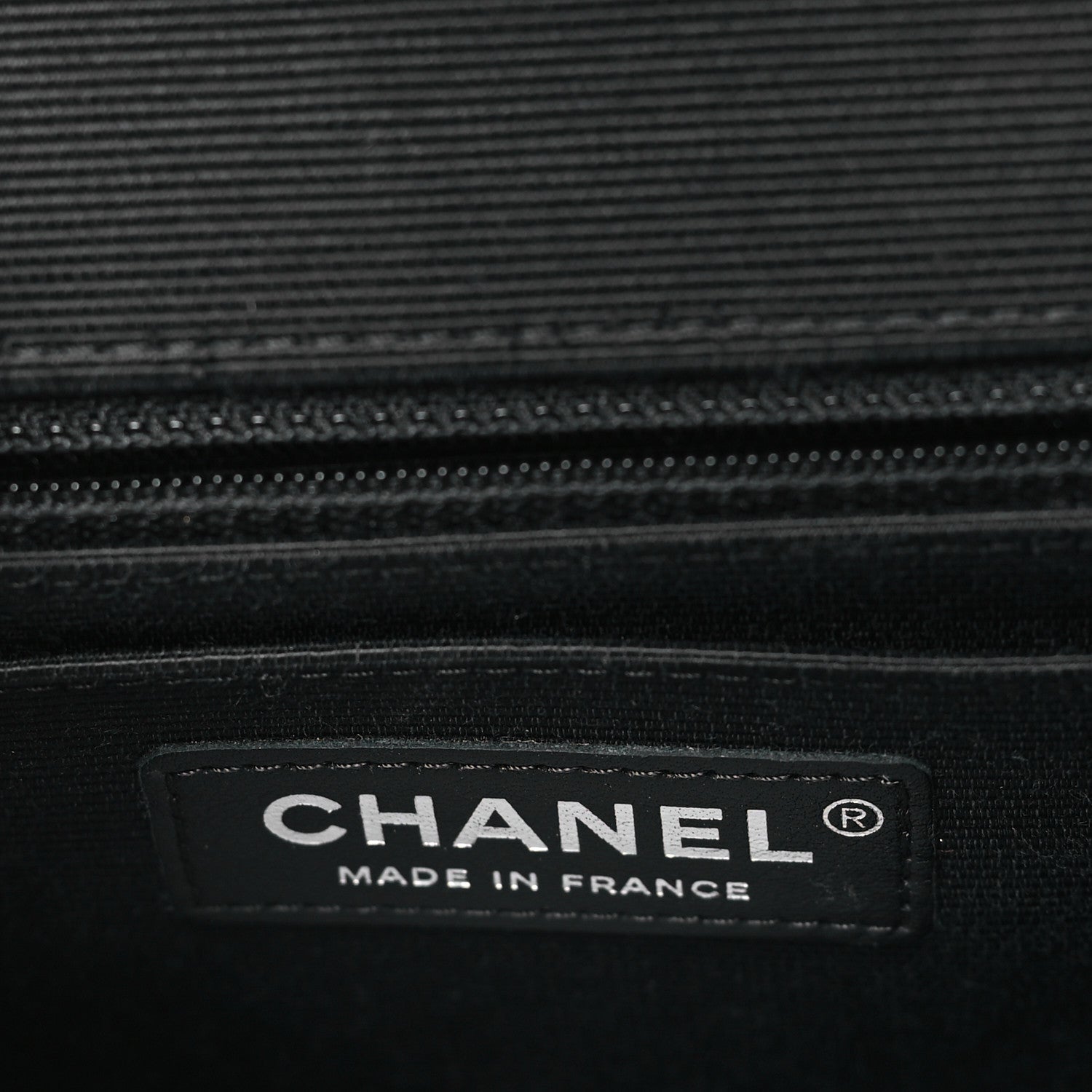 Chanel Ribbon Tweed Mini Rectangular Flap Black Ivory 6 of 9