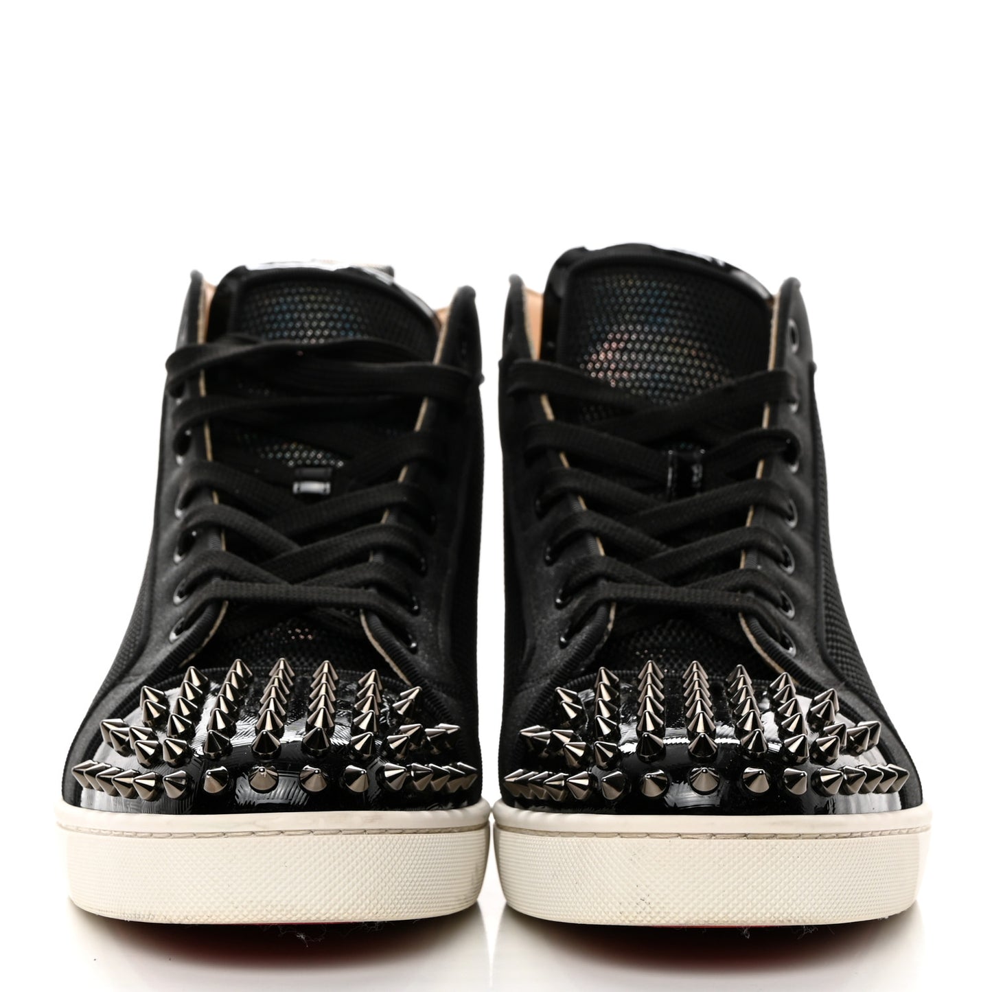 Patent Mesh Mens Lou Spikes Orlato Sneakers 41 Version Multicolor