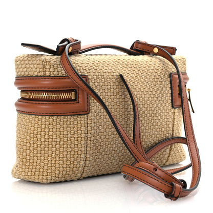 Bottega Veneta Nappa Jute Intrecciato Bang Bang Vanity Case Cane Sugar Light Wood 2 of 10