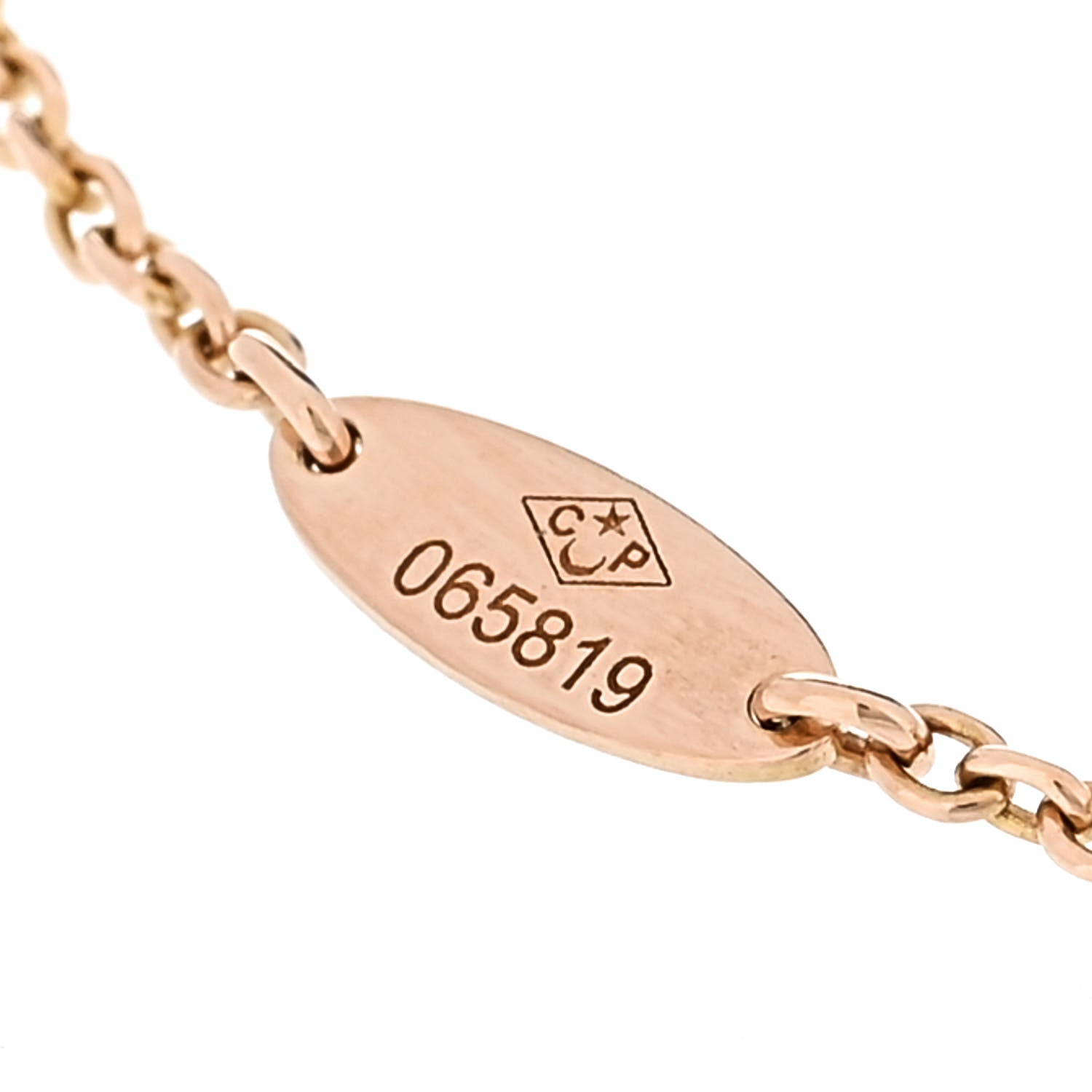 Christian Dior 18K Rose Gold Diamond Black Onyx Rose Des Vents Bracelet 5 of 5