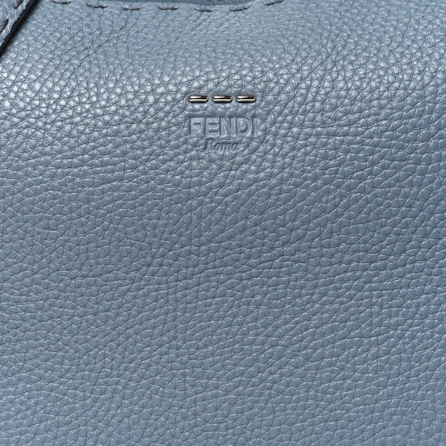 Fendi Cuoio Romano Selleria Lei Boston Tote Nube 8 of 10