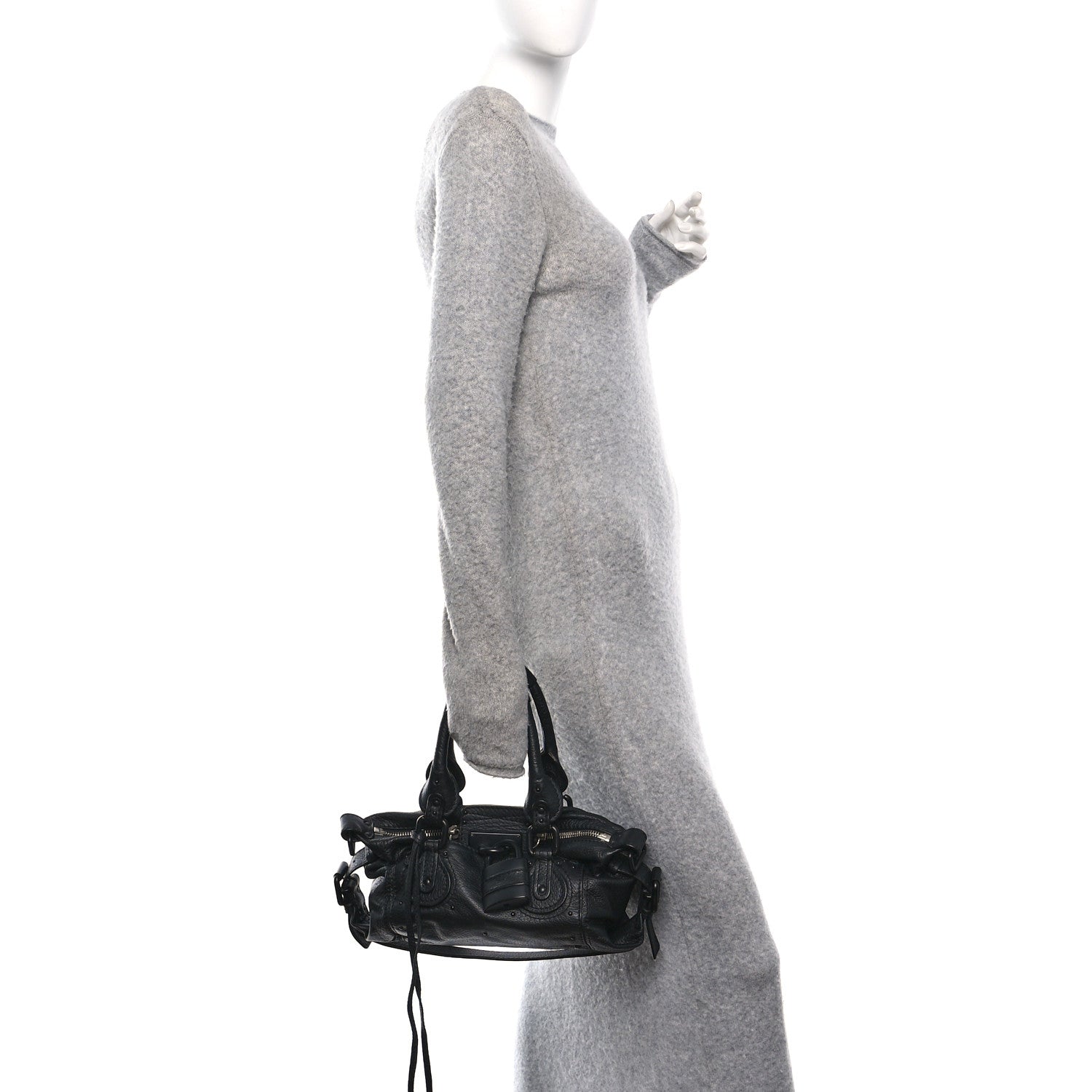 Chloe Calfskin Small Paddington Satchel So Black 2 of 11