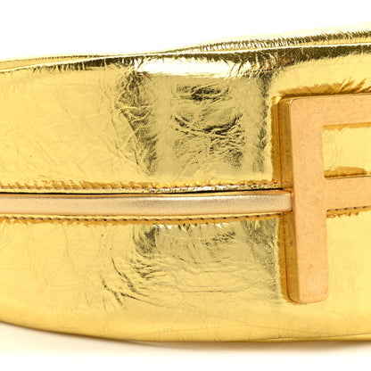 Fendi Rock Millenium Small Fendigraphy Hobo Gold 9 of 10