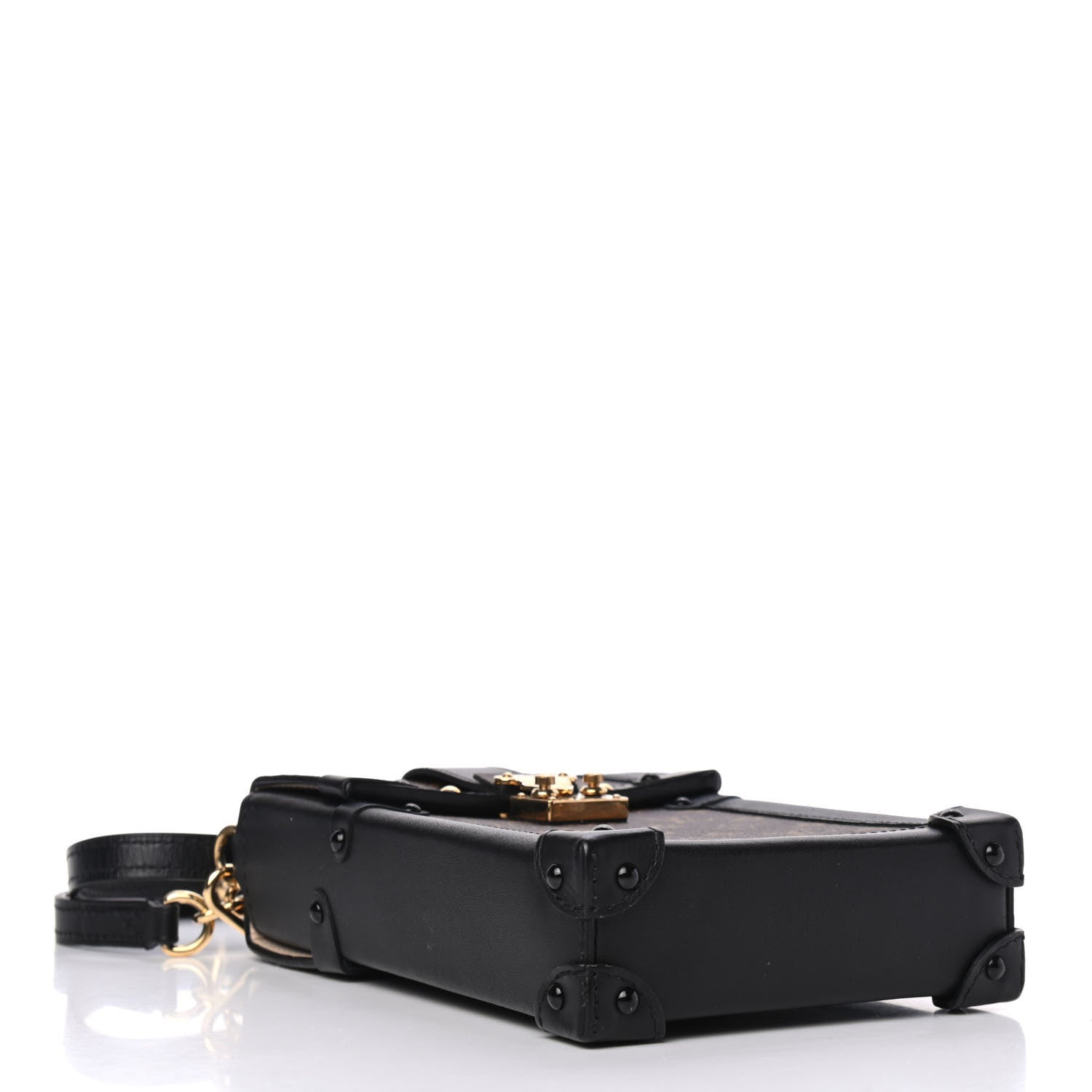 Louis Vuitton Monogram Pochette Trunk Verticale Black 3 of 4
