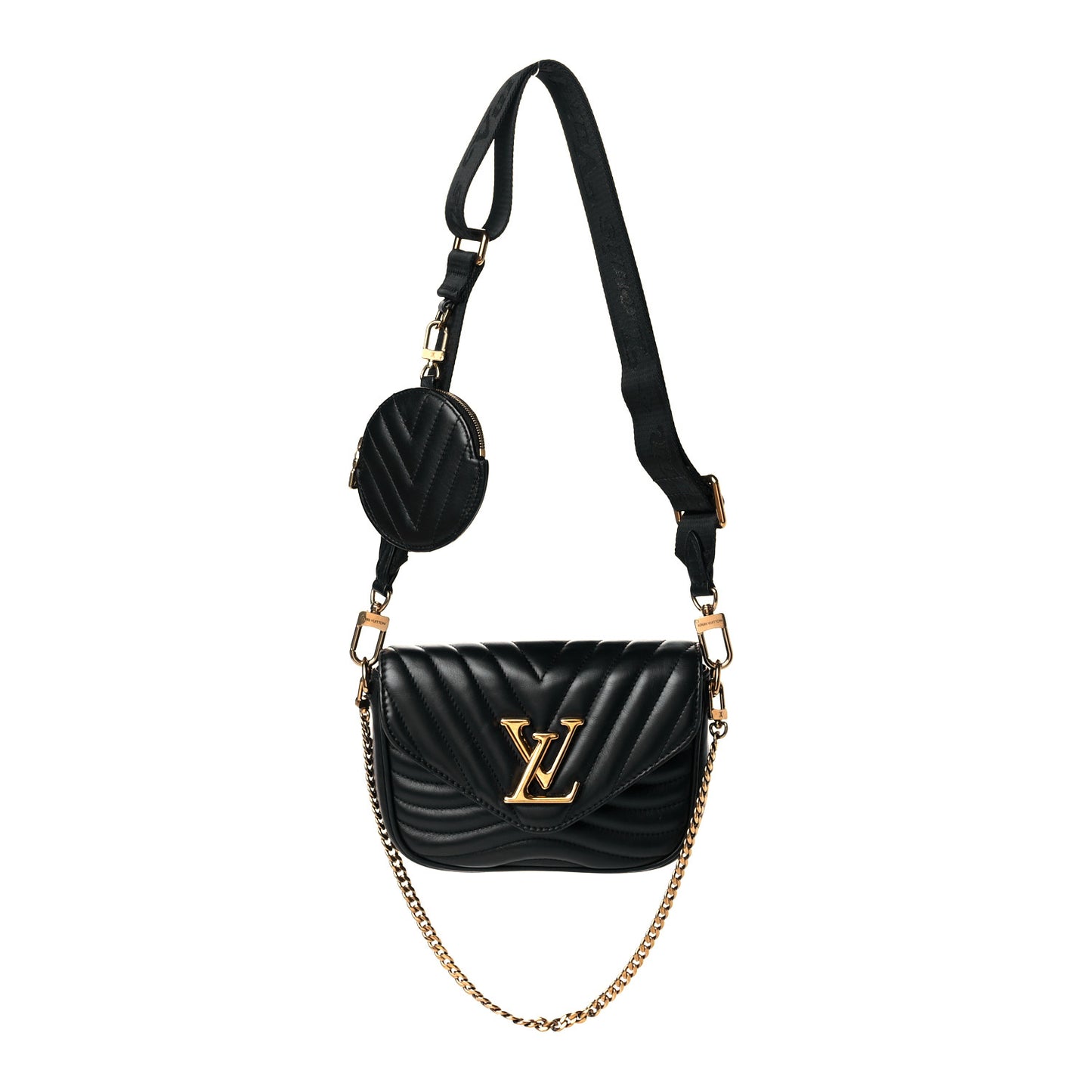 Calfskin New Wave Multi Pochette Black