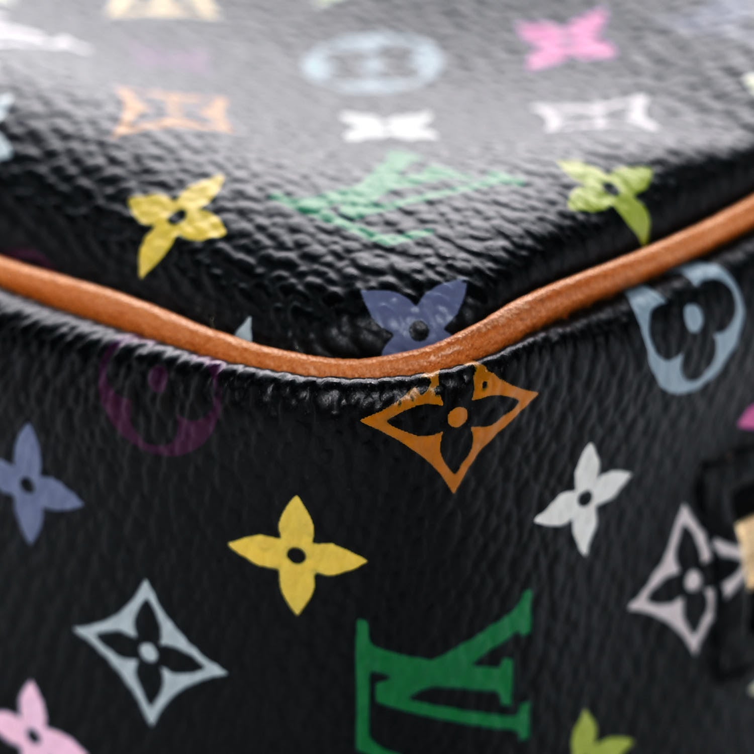 Louis Vuitton Monogram Multicolor Trousse Wapity Black 9 of 13