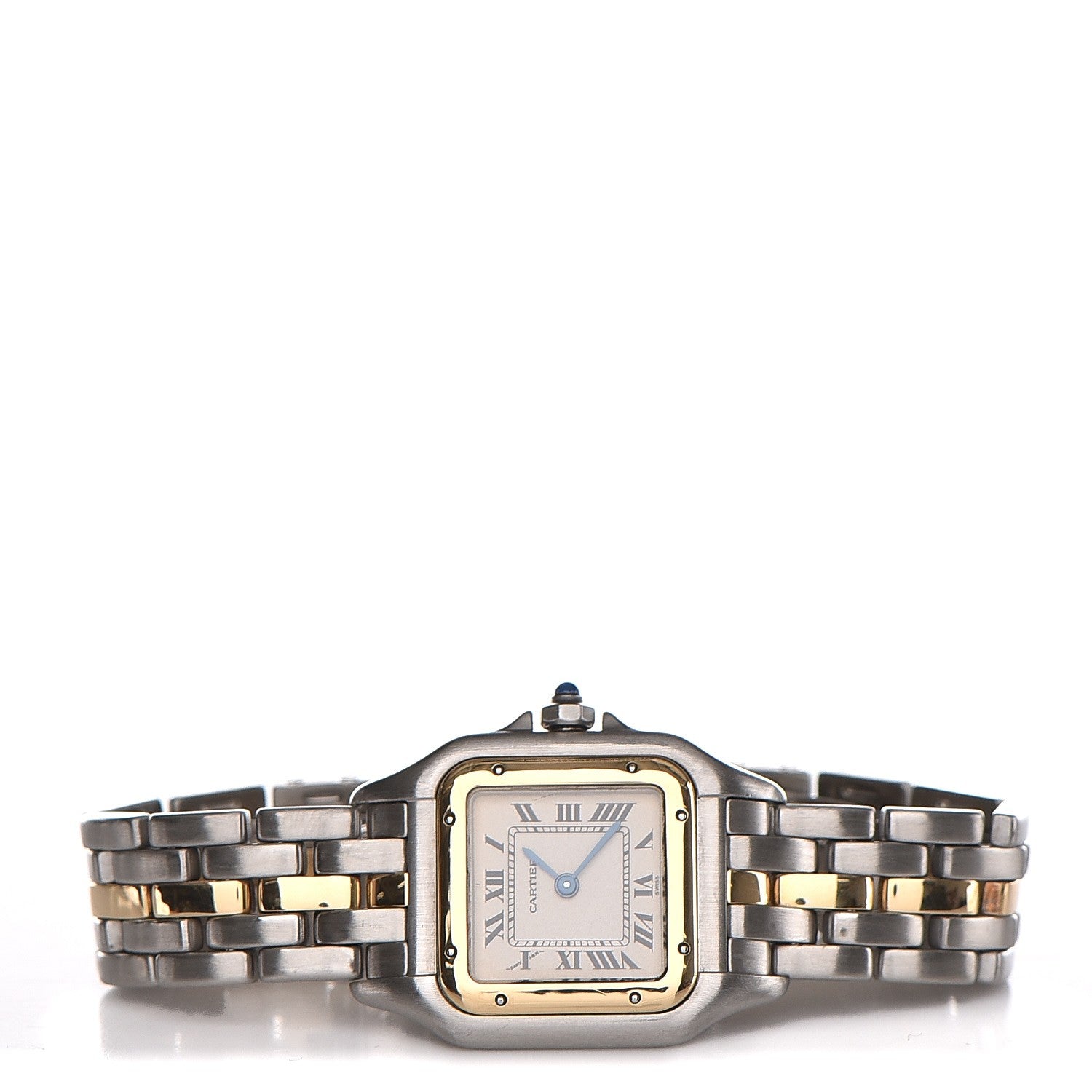Cartier Stainless Steel 18K Yellow Gold 22mm Panthere Quartz Watch 3 of 7