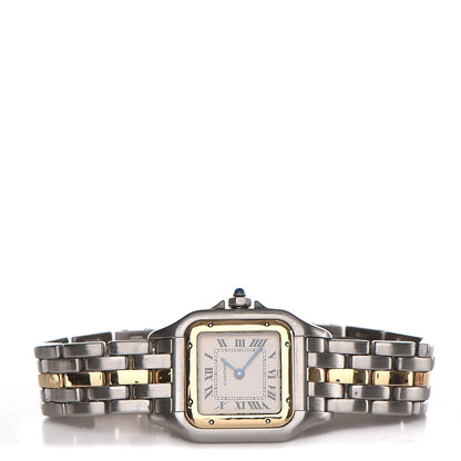 Cartier Stainless Steel 18K Yellow Gold 22mm Panthere Quartz Watch 3 of 7