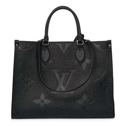 Louis Vuitton Empreinte Monogram Giant Onthego MM Black 1 of 12