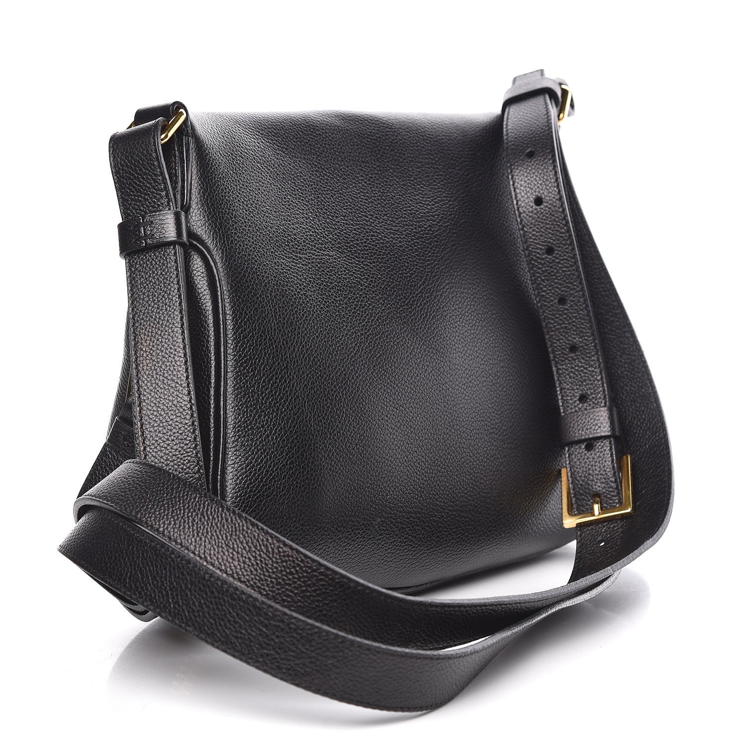 Tom Ford Grained Calfskin Medium Jennifer Crossbody Bag Black 3 of 10