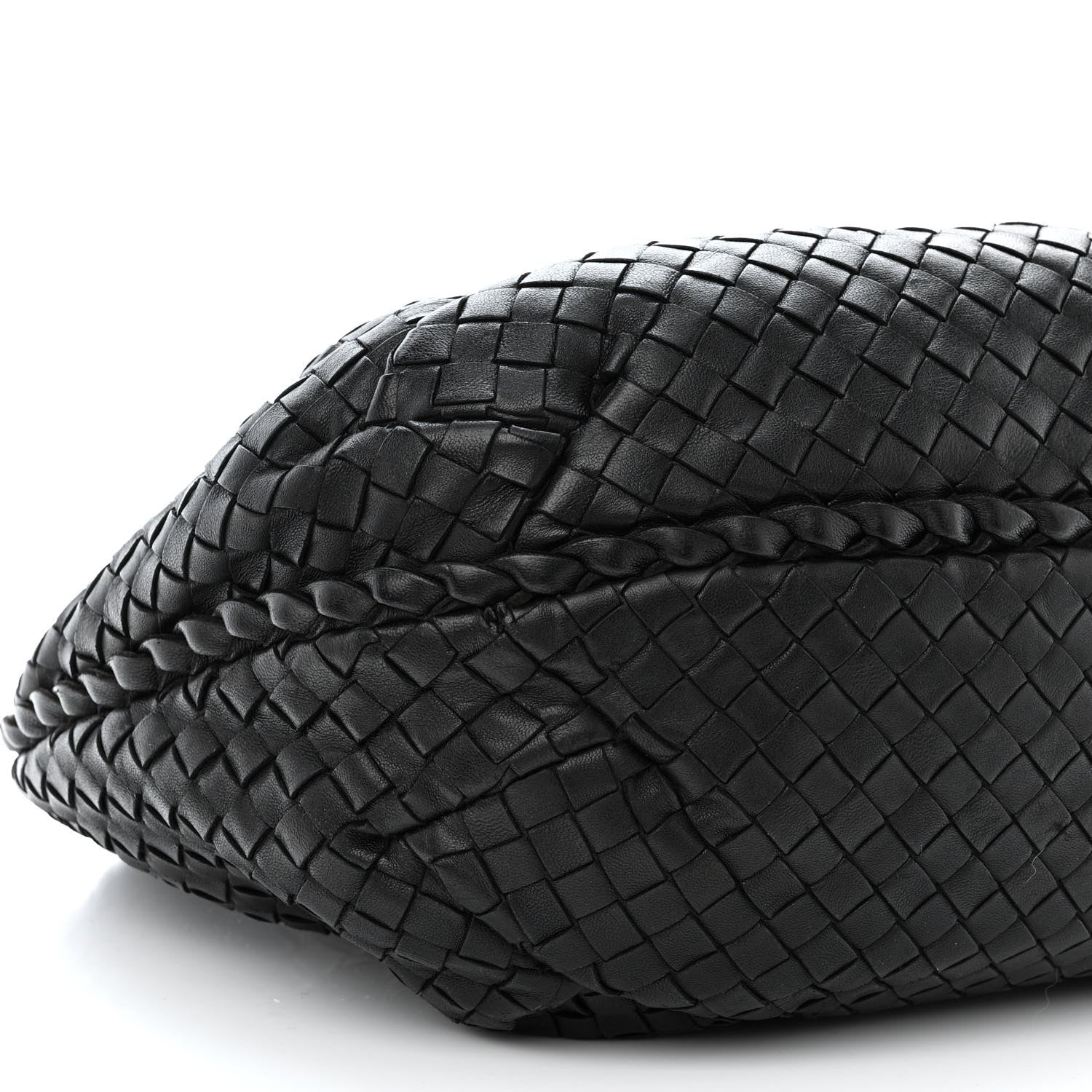 Bottega Veneta Nappa Intrecciato Medium Belly Veneta Hobo Black 9 of 10