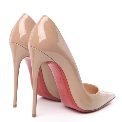 Christian Louboutin Patent So Kate 120 Pumps 38 Nude 4 of 8
