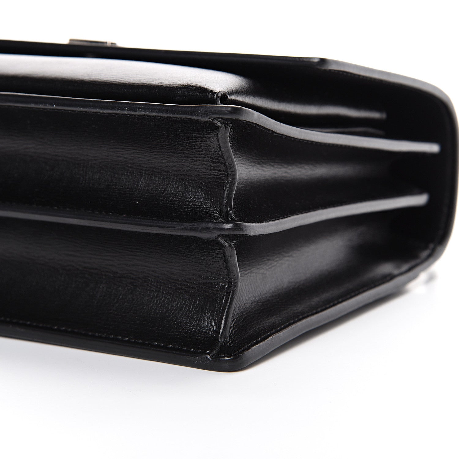 Saint Laurent Calfskin Medium Monogram Sunset Black 9 of 9