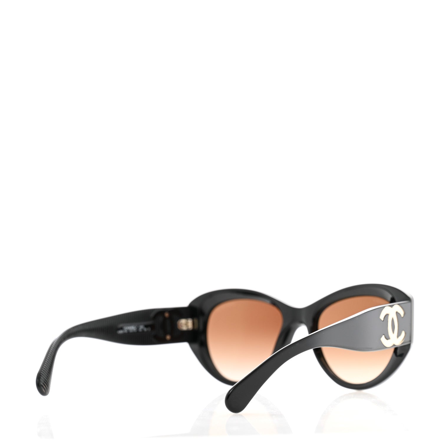 Chanel Acetate Butterfly Large CC Sunglasses 5492 Black 4 of 8
