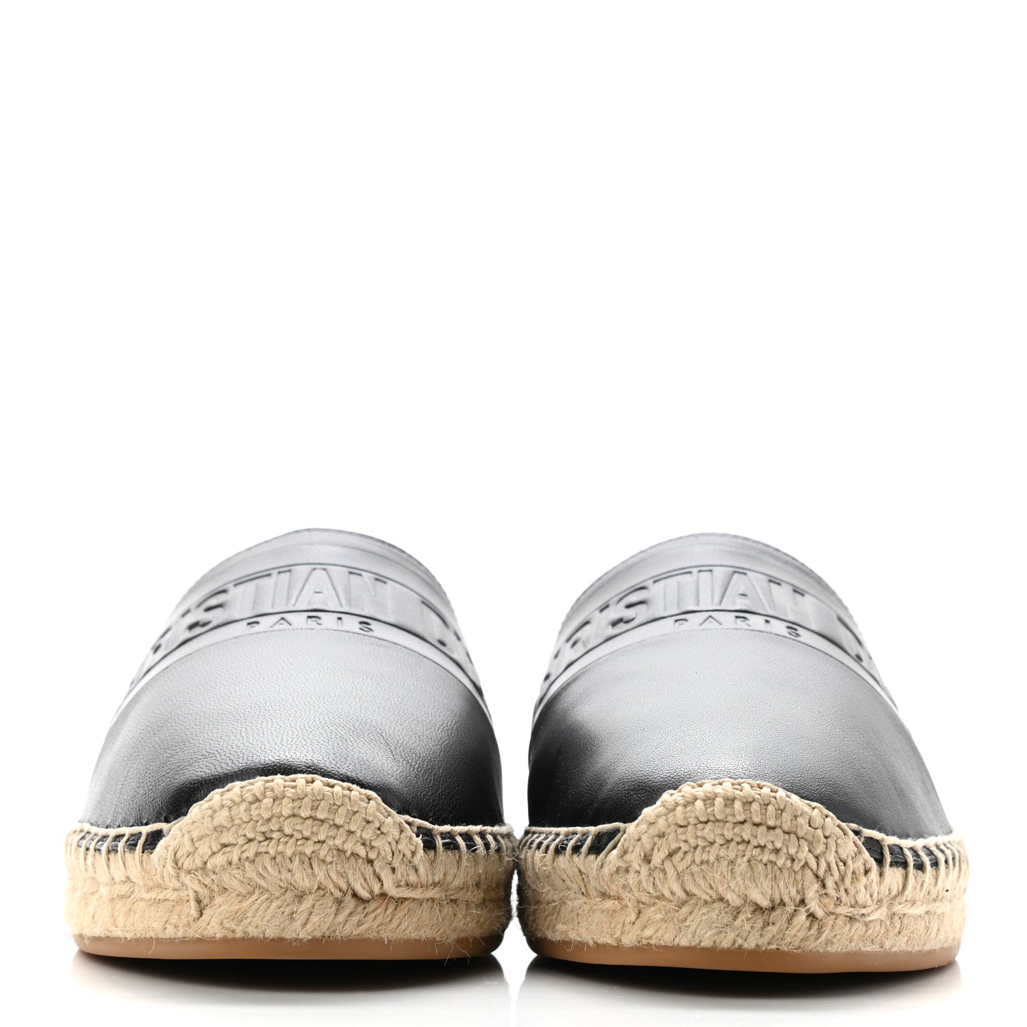 Christian Dior Lambskin Granville Espadrilles 39.5 Black 2 of 10