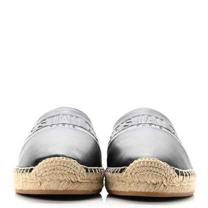 Christian Dior Lambskin Granville Espadrilles 39.5 Black 2 of 10