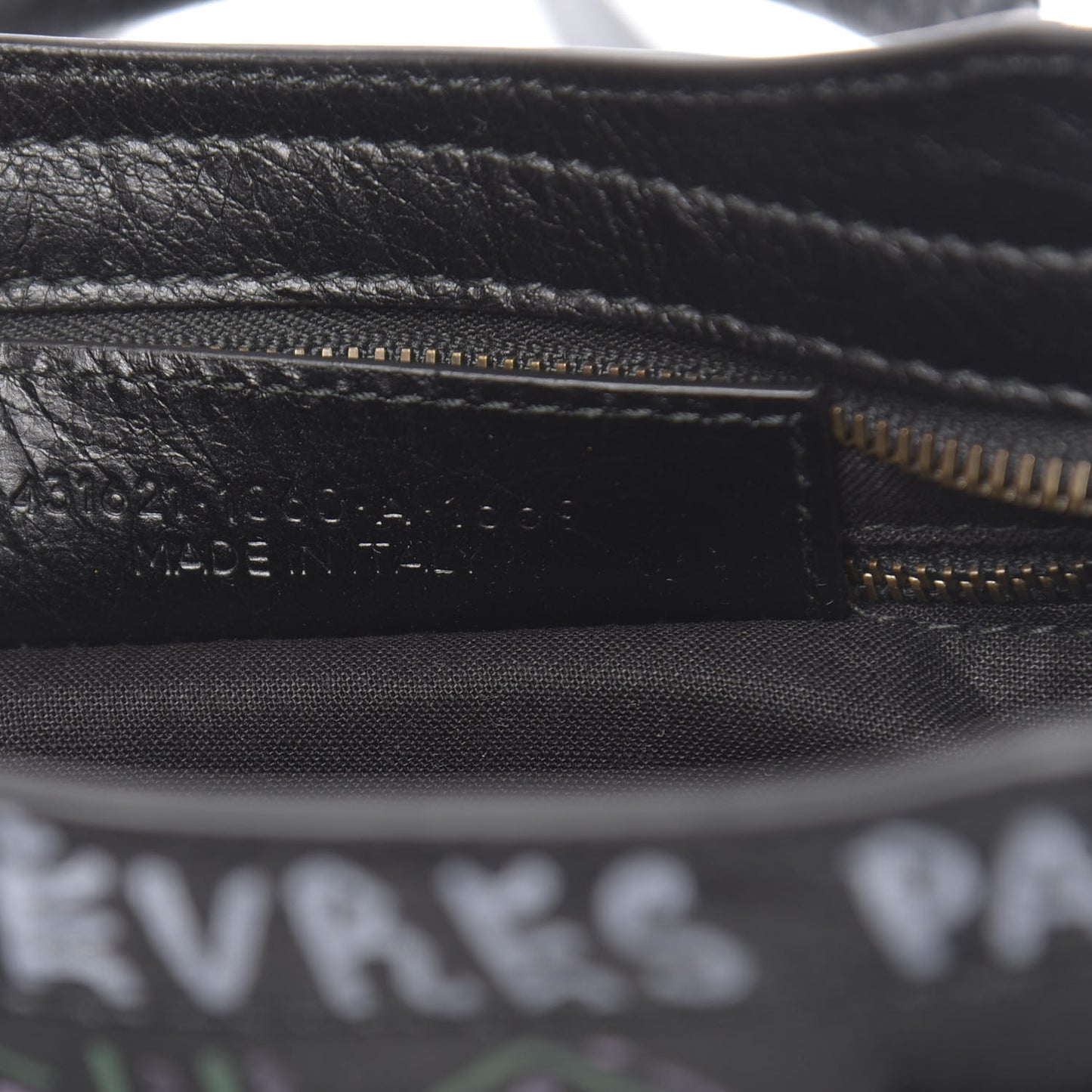 Agneau Graffiti All Over Classic Hardware S City Black Multicolor