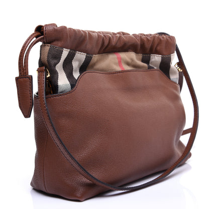 Burberry Calfskin House Check Little Crush Tan 3 of 14