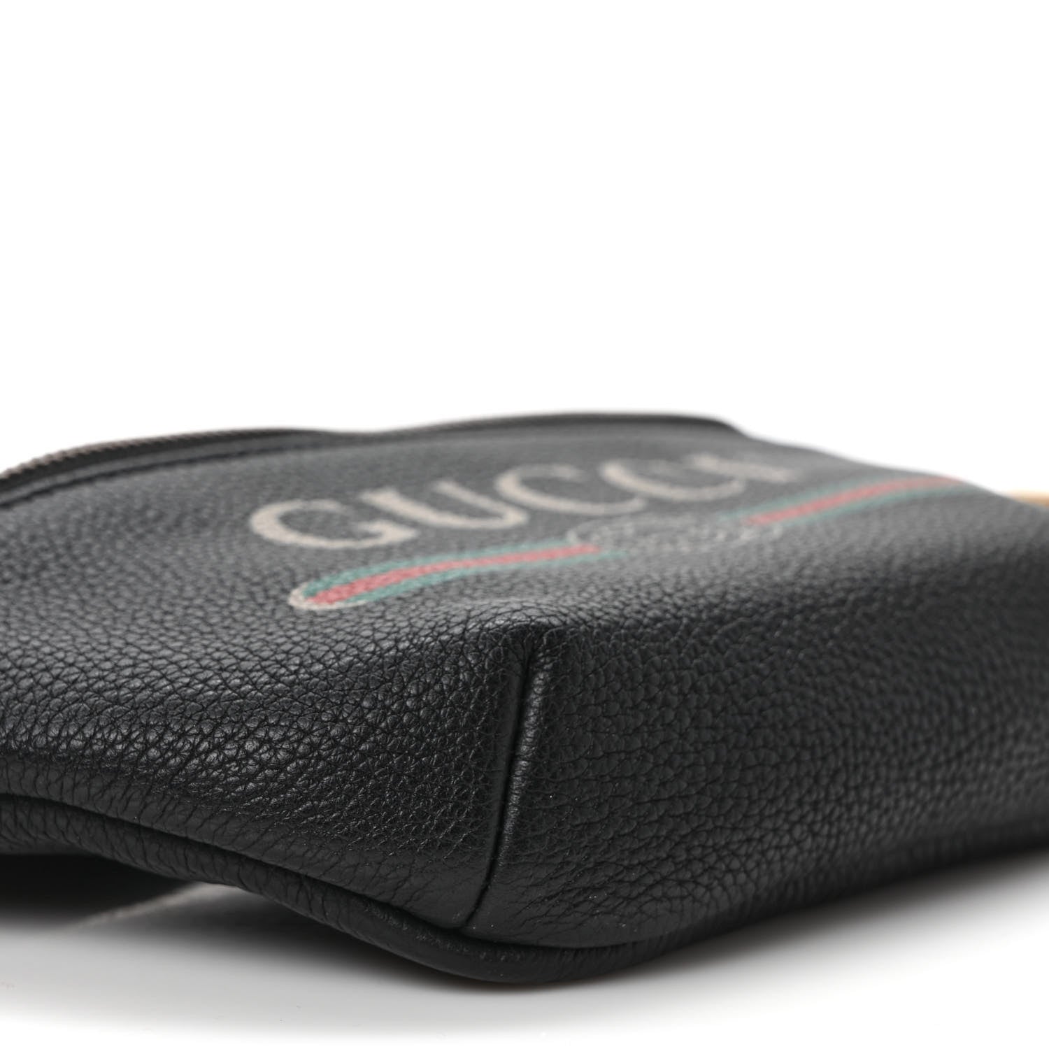 Gucci Grained Calfskin Small Logo Belt Bag Black 8 of 9