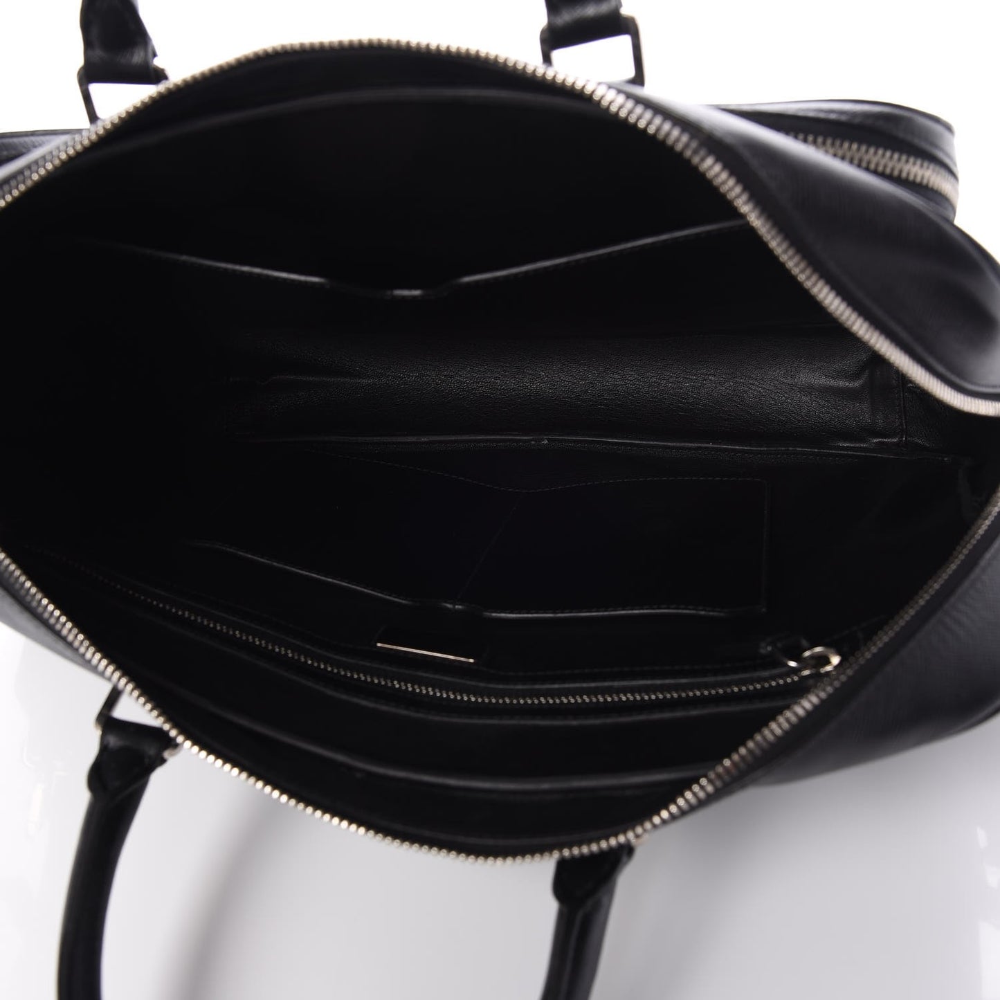 Saffiano Travel Briefcase Nero Black