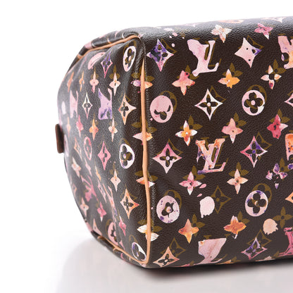 Louis Vuitton Watercolor Aquarelle Speedy 35 Brown 8 of 9