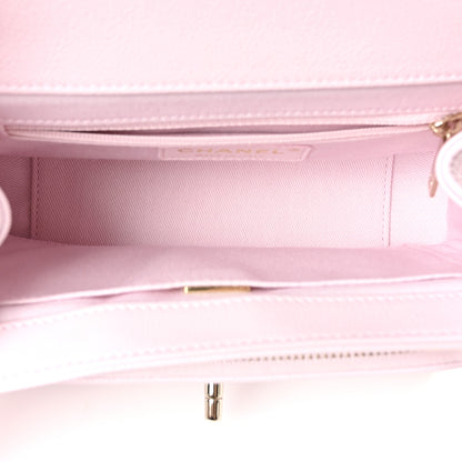 Chanel Caviar Quilted Mini Business Affinity Flap Light Pink 5 of 11